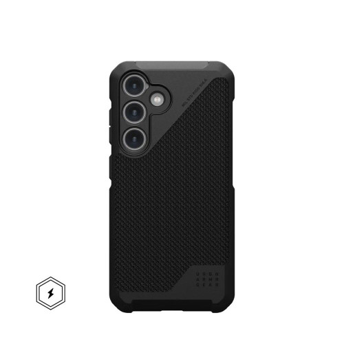 ( UAG ) Urban Armor Gear Metropolis LT Magnet case pre SAMSUNG S24 5G s kevlarovým magnetom čierny