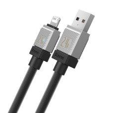 BASEUS kábel USB A na Lightning 2,4A Coolplay CAKW000501 2 m čierny