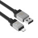 BASEUS kábel USB A na Lightning 2,4A Coolplay CAKW000501 2 m čierny