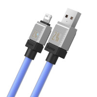 BASEUS kábel USB A na Lightning 2,4A Coolplay CAKW000503 2 m modrý