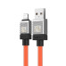 BASEUS kábel USB A na Lightning 2,4A Coolplay CAKW000507 2 m oranžový