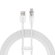 BASEUS kábel USB A na typ C PD 100W Explorer CATS010502 2 m biely