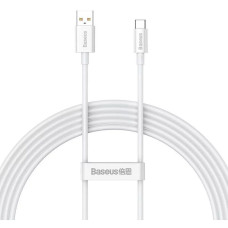 BASEUS kábel USB A na Typ C PD 6A 100W P10320102214-03 2 m biely