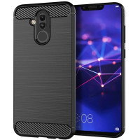 CARBON puzdro pre HUAWEI Mate 20 Lite čierne