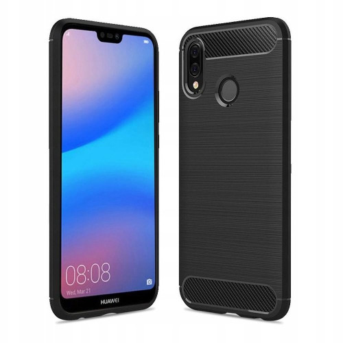 CARBON puzdro pre HUAWEI P20 LITE čierne