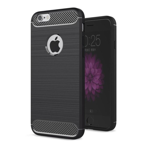 CARBON puzdro pre IPHONE 5/5S/SE čierne