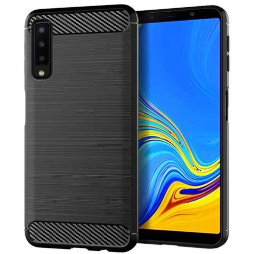 CARBON puzdro pre SAMSUNG A7 2018 ( A750 ) čierne