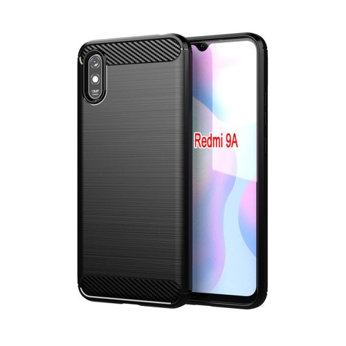 CARBON puzdro pre XIAOMI Redmi 9A / 9AT čierne