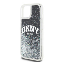 DKNY puzdro pre IPHONE 11 DKHCN61LBNAEK (DKNY HC Liquid Glitters W/Arch Logo) čierne