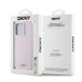 DKNY puzdro pre IPHONE 14 Pro kompatibilné s MagSafe DKHMP14LSMCHLP (DKNY HC MagSafe Silicone W/Horizontal Metal Logo) ružové