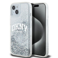 DKNY puzdro pre IPHONE 15 DKHCP15SLBNAET (DKNY HC Liquid Glitters W/Arch Logo) white