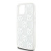 DKNY puzdro pre IPHONE 15 DKHCP15SLCPEPT (DKNY HC Liquid Glitters W/Checkered Pattern) white