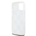 DKNY puzdro pre IPHONE 15 DKHCP15SLCPEPT (DKNY HC Liquid Glitters W/Checkered Pattern) white