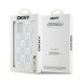 DKNY puzdro pre IPHONE 15 DKHCP15SLCPEPT (DKNY HC Liquid Glitters W/Checkered Pattern) white