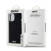 DKNY puzdro pre IPHONE 15 kompatibilné s MagSafe DKHMP15SSMCHLK (DKNY HC MagSafe Silicone W/Horizontal Metal Logo) čierne