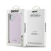 DKNY puzdro pre IPHONE 15 kompatibilné s MagSafe DKHMP15SSMCHLP (DKNY HC MagSafe Silicone W/Horizontal Metal Logo) ružové