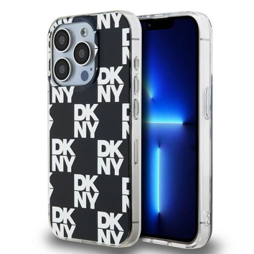 DKNY puzdro pre IPHONE 15 Pro DKHCP15LHDLCEK (DKNY HC PC TPU Checkered Pattern) čierne