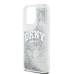 DKNY puzdro pre IPHONE 15 Pro DKHCP15LLBNAET (DKNY HC Liquid Glitters W/Arch Logo) white