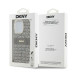 DKNY puzdro pre IPHONE 15 Pro kompatibilné s MagSafe DKHMP15LHRHSEE (DKNY HC MagSafe PC TPU Repeat Texture Pattern W/ Stripe) béžové