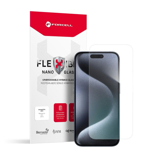 Flexibilné nano sklo Forcell pre Iphone 15 Pro