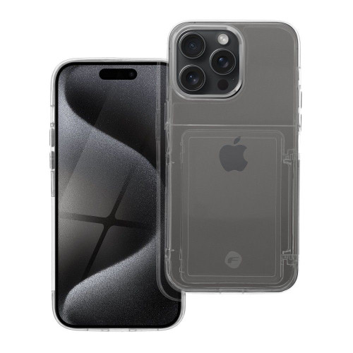 FORCELL F-PROTECT Kryštálové vrecko pre IPHONE 15 Pro Max transparentné