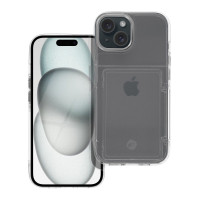 FORCELL F-PROTECT Kryštálové vreckové puzdro pre IPHONE 15 transparentné