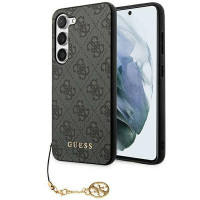 GUESS puzdro pre SAMSUNG A35 GUHCSA35GF4GGR (PU 4G s príveskom) čierne