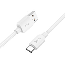 HOCO kábel USB A na typ C PD 2,4A 27W X96 1 m biely