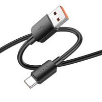 HOCO kábel USB A na typ C PD 6A 100W X96 1 m čierny