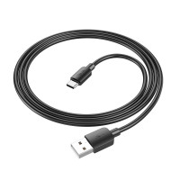 HOCO kábel USB na typ C PD 2,4A 27W X96 1 m čierny