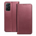 Inteligentné puzdro na knihy Magneto pre REALME NOTE 50 burgundy