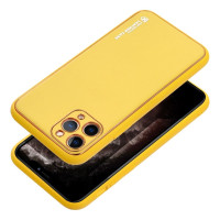 Kožené puzdro pre IPHONE 15 PRO MAX žlté