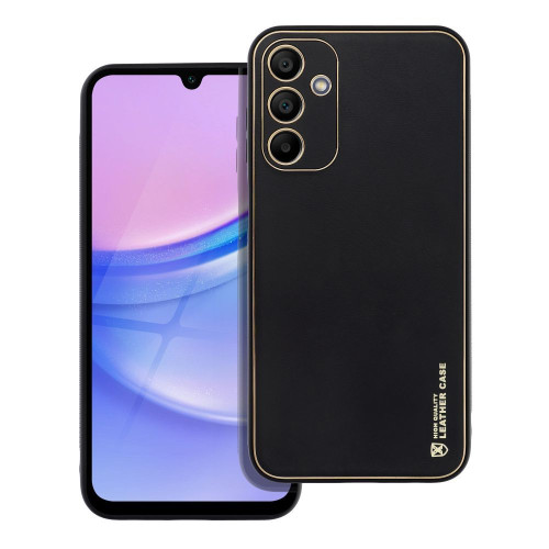 Kožené puzdro pre SAMSUNG A15 5G / A15 4G čierne