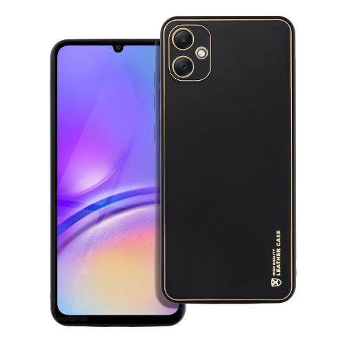 Kožené puzdro pre SAMSUNG Galaxy A05 čierne