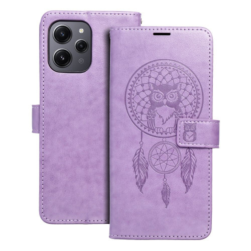 MEZZO Book puzdro pre XIAOMI Redmi 12 4G / 12 5G dreamcatcher fialové