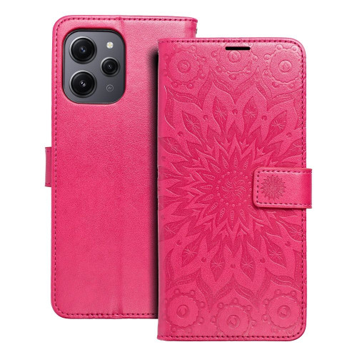 MEZZO Book puzdro pre XIAOMI Redmi 12 4G / 12 5G mandala magenta