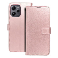 MEZZO Book puzdro pre XIAOMI Redmi 12 4G / 12 5G mandala rose gold