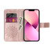 MEZZO Book puzdro pre XIAOMI Redmi NOTE 13 4G mandala rose gold