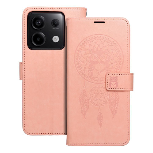 MEZZO Book puzdro pre XIAOMI Redmi NOTE 13 PRO 5G dreamcatcher peach fuzz