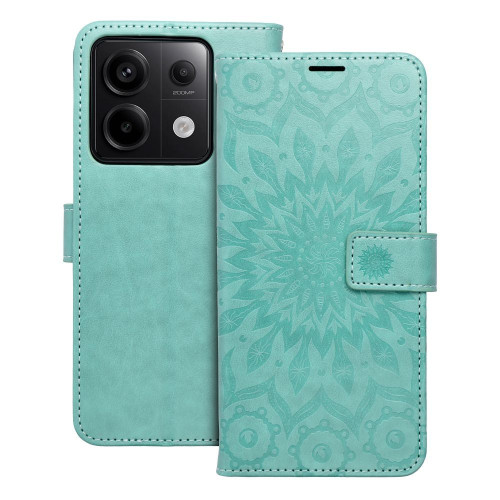 MEZZO Book puzdro pre XIAOMI Redmi NOTE 13 PRO 5G mandala green