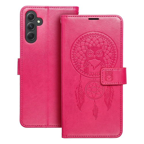 MEZZO Puzdro na knihy pre SAMSUNG A14 4G / A14 5G dreamcatcher magenta