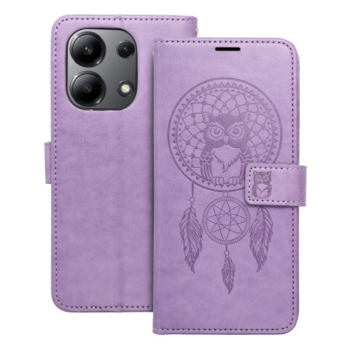 MEZZO Puzdro typu kniha pre XIAOMI Redmi NOTE 13 4G dreamcatcher fialové