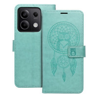 MEZZO Puzdro typu kniha pre XIAOMI Redmi NOTE 13 5G dreamcatcher green