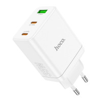 Nabíjačka HOCO 2 x typ C + USB A PD QC3.0 3A 35W N33 biela