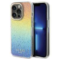 Originálne puzdro GUESS GUHCP14LHDECMI pre iPhone 14 Pro (IML Faceted Mirror / disco iridescent)