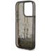 Originálne puzdro GUESS GUHCP15LLFCSEGK pre iPhone 15 Pro (Liquid Glitter Gold Stripes / black)