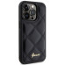 Originálne puzdro GUESS GUHCP15LPSQSQSK pre iPhone 15 Pro (Quilted Metal Logo / black)