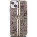 Originálne puzdro GUESS GUHCP15MH4PSEGW pre iPhone 15 Plus (4G Gold Stripe / brown)