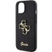 Originálne puzdro GUESS GUHCP15MHG4SGK pre iPhone 15 PLUS (Fixed Glitter Big 4G / black)