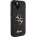 Originálne puzdro GUESS GUHCP15MHG4SGK pre iPhone 15 PLUS (Fixed Glitter Big 4G / black)